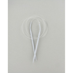 AIGUILLES CIRCULAIRES ALUMINIUM 80 CM. Nr. 2.5